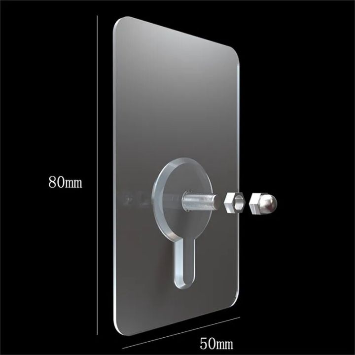 6pcs%20White%20Strong%20Adhesive%20Seamless%20Patch%20Waterproof%20Wall%20Hanging%20Durable%20Transparent%20Kitchen%20Bathroom%20Screw%20Hook%20Hanger%20-%20Image%203