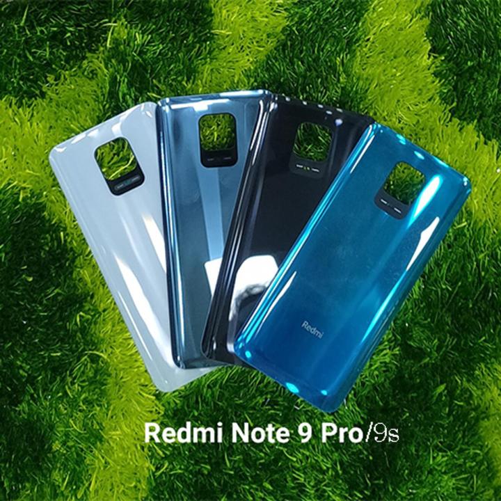 Battery Rear Backshell For redmi note 9pro/9s Back Glass Panel
