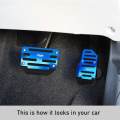 Car Pedal Cover Universal Fit - Fits in any Auto Gear Car - Blue Pedal Cover Easier Installation Pedal Cover Car Accessories  Car Charger Car Dashboard Spray Car Modification Car Interior Decoration. 