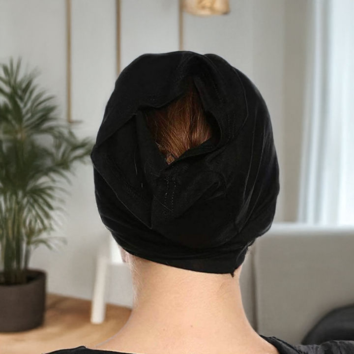 Inner Cap for Wearing Hijab - Black Hijab Cap Hair Cover