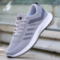Soft soled men's shoes, men's sneakers, breathable mesh shoes, fashionable casual shoes, non-slip wearable work shoes, running shoes.
