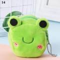 Cute Frog Plush Coin Purse Small Animal Shape Small Wallet Red Strawberry Zipper Money Bag Multifunction Coin Purses Kids Gifts. 