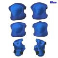 6Pcs/set Running Comfort Biking Skating Thicken Wrist Elbow Protectors Sports Protective Pads Kids Knee Pads. 