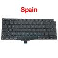 New Laptop A2337 Keyboard For Macbook Air 13 M1 A2337 Keyboard Replacement US UK FR SP IT DE RU AE Layout 2020 Year. 