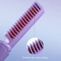 Mini Straightening Brush Hot Comb Women USB Rechargeable Hair Straightener 2 In 1 Hair Comb Straight Hair Styling Appliances. 