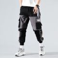 Streetwear Men's Multi Pockets Cargo Harem Pants Hop Casual Male Track Pants Joggers Trousers Fashion Harajuku Men Pants.