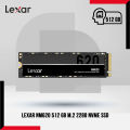 Lexar NM620 512GB M.2 2280 NVMe SSD with NVMe 1.4 Standard - PCle Gen 3x4 Interface - Impressive Transfer Speed.