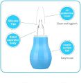 Baby Nasal Aspirators Nose Cleaner,for 0+ Month Babies, Soft Silicone Nozzle,Squeezable Pump,Soft Safety Nozzle. 