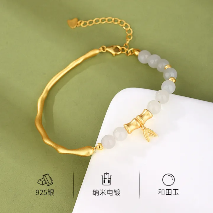 Sterling%20silver%20bracelet,%20natural%20Hetian%20jade%20bamboo%20bracelet,%20women's%20fashion%20temperament,%20half%20bracelet,%20new%20Chinese%20niche%20high-end%20jewelry%20-%20Image%202