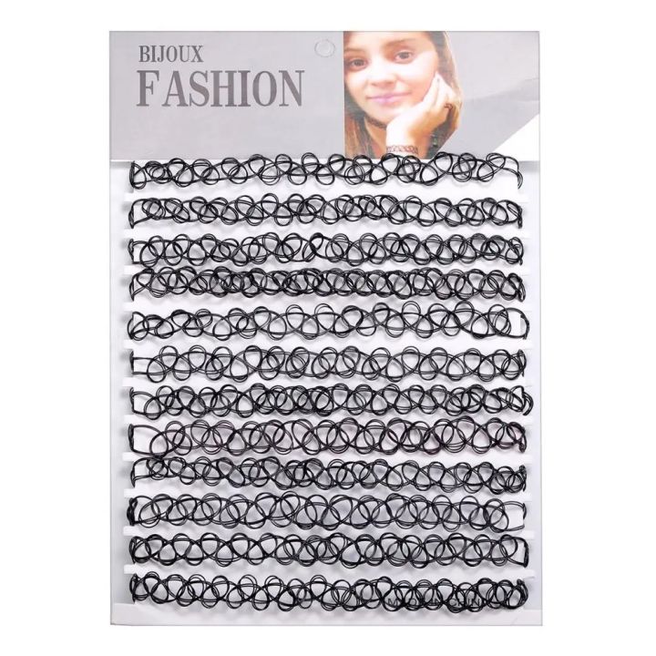 ZS%2012Pcs%20Vintage%20Stretch%20Choker%20Necklace%20Lady%20Girl%20Tattoo%20Choker%20Necklace%20Punk%20Retro%20Gothic%20Elastic%20Necklaces%20for%20Women%20-%20Image%203