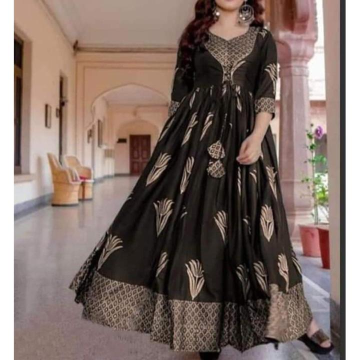 New Fashionable exclusive designed Gown 1piece long kurti