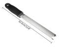 Kitchen Cheese Grater Lemon Zester- Easy To Grate Or Zest Lemon Orange Citrus Cheese Chocolate Nuts (Black). 