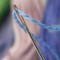 25Pcs/Set Large Eye Stitching Needles Stainless Steel Large Hole Needles 5 Sizes DIY Hand Sewing Needles with Clear Storage Tube.