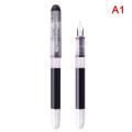 Fountain Pen Large capacity fashion classic Transparent Color ink Stationery. 