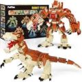Lego Dinosaur Era Blocks Set Kids Brain Development For of Robot Mega Construction Cranel City Building Police SWAT and Firefighter Game.