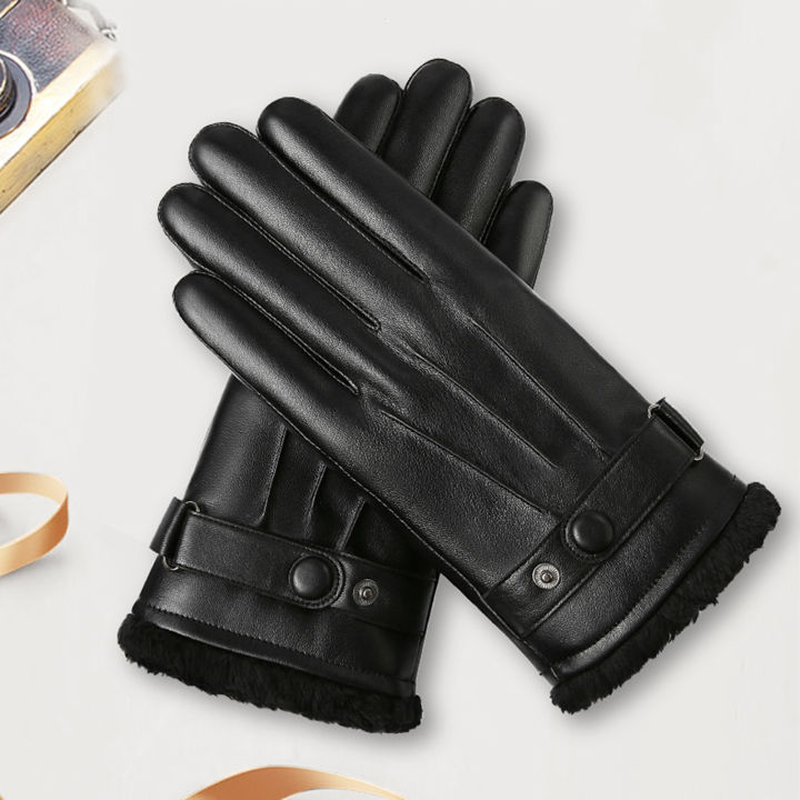 Winter%20Gloves%20Faux%20Leather%20Windproof%20Full%20Finger%20Outdoor%20Gloves%20-%20Image%205