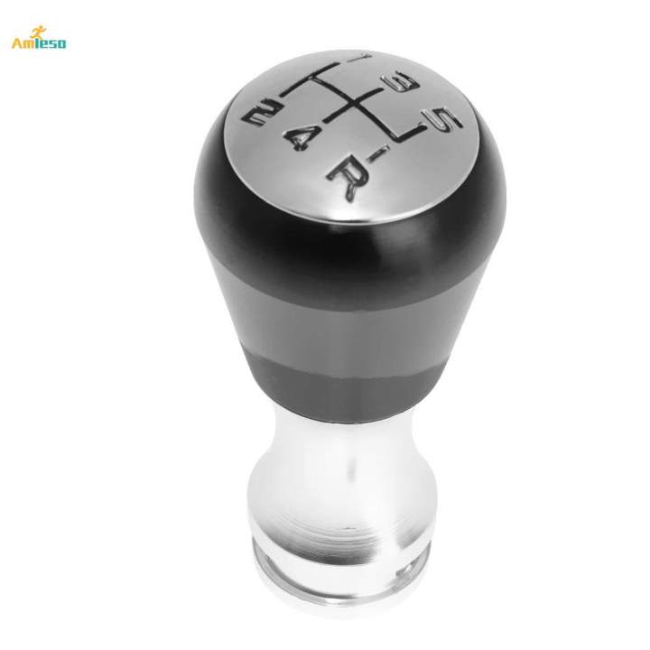Pommeau De Levier De Vitesses LED Universel 6 Vitesses - Cuir PU Noir - Voiture Manuelle