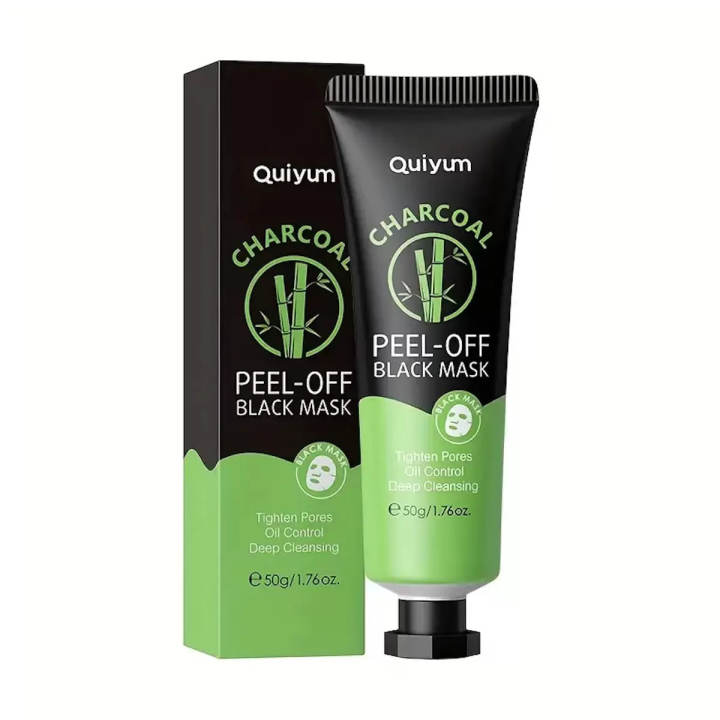 Quiyum Charcoal Peel Off Black Mask - 50g