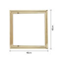 Drop Shipping Wood frame for canvas oil painting Factory Price Wood frame for canvas oil painting nature wood DIY frame picture. 