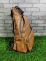 Men's Crossbody Messenger Bag in Brown Black Coffee PU Leather | 9.7-Inch for Business & Travel | Cross Bag, Shoulder Bag, Backside Bag, Shoulder Strap Bag, Rider Bag. 