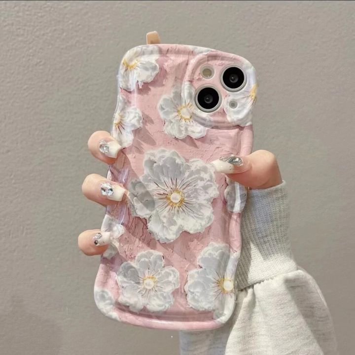 Sweet%20Pink%20Flower%20Cute%20Phone%20Case%20with%20Holder%20Strap%20for%20iPhone%2014%2012%2013%2011%20Pro%20Max%20Mini%20XR%20XS%20X%206%207%208%20Plus%20Korean%20Covers%20Shell%20-%20Image%205