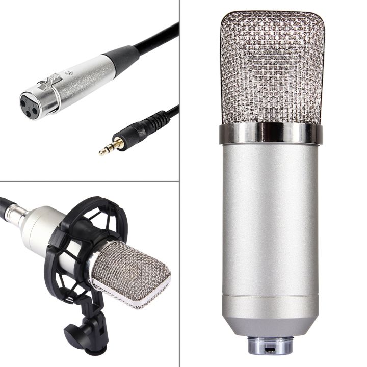 FIFINE%20F-700%20Professional%20Condenser%20Sound%20Recording%20Microphone%20with%20Shock%20Mount%20for%20Studio%20Radio%20Broadcasting%20&%20Live%20Boardcast,%203.5mm%20Earphone%20Port,%20Cable%20Length:%202.5m%20-%20Image%203