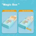 Deli Magic Box Earser Cute Cartoon Eraser Rubber Soft Eraser Creative Pencil Eraser For Kids Gifts School Supply.