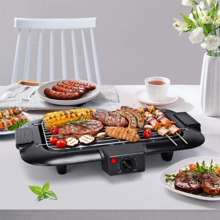 Electric BBQ Grill Machine - Black | Daraz.com.bd