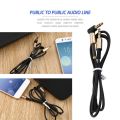 Aux 3.5MM Male to Male Audio Cable For Headphone Beats Speaker Car Universal Male-Male AUX Cable Car Stereo AUX Cord Spring Audio Cable.