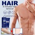 Intimate Private Hair Removal Cream for Men Painless, Soothing Depilatory for Unwanted Coarse Male Body Hair. 