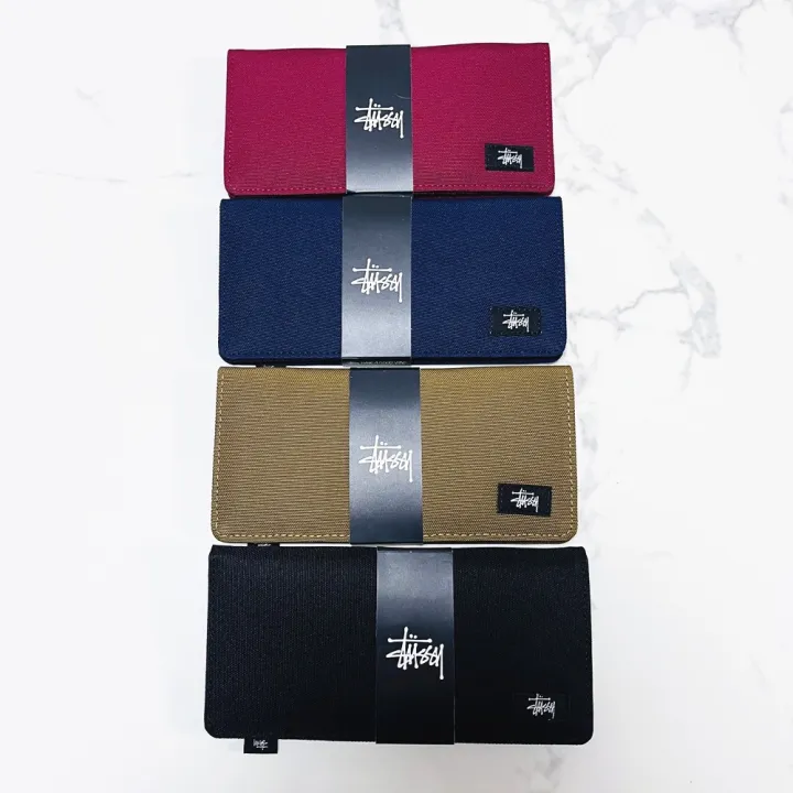Stussy%20Wallet%20Classic%20Long%20Wallet%20Men's%20Card%20Holder%20Wallet%20Student%20Wallet%20Valentine's%20Day%20Birthday%20Holiday%20Gift%20Black%20Wallet%20-%20Image%204