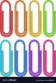 Paper clip colorful 200pcs (Pack of Four). 