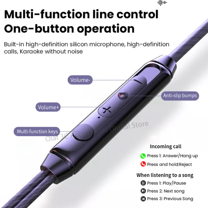OLAF%20DAC%20Type%20C/3.5mm%20Headphones%20Wired%20Earbuds%20Handsfree%20Headset%20Gamer%20HiFi%209D%20Bass%20Stereo%20In-Ear%20Cable%20Earphones%20For%20Smartphone%20-%20Image%205