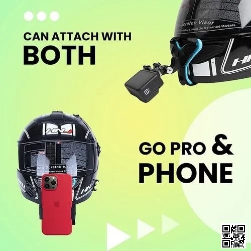 Motorcycle%20Helmet%20Chin%20Mount%20Holder%20Bracket%20for%20Mobile%20&%20GoPro%20-%20Image%205
