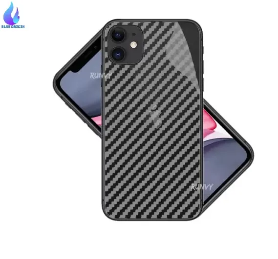 Carbon%20Fiber%20Textured%20Back%20Screen%20Sticker%20For%20Apple%20Iphone%2011%20pro%20max%20-%20Image%202