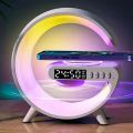 G63 Speaker Multifunction 3 In 1 Wireless Charger Pad Stand Speaker LED RGB Night Light Lamp Desk Fast Charging Station For iPhone Samsung G63 Bluetooth Speaker - G63SP.