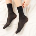 1/10 Pairs Summer Ultra-thin Elastic Silky Short Silk Socks Women Girls Ankle Socks Transparent Crystal Invisible Socks.