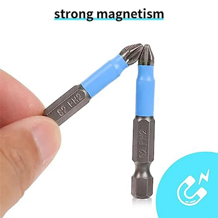 10%20PCS%20Phillips%20Head%20Drill%20Bit%20Magnetic%20Phillips%20Screwdriver%20Bit%20Set%201/4%20Inch%20Hex%20Shank%202Inch/50mm%20-%20Image%204
