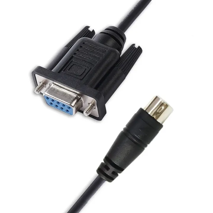 D-sub%209%20Pin%20DB9%20Female%20to%20Mini%20Din%206%20Pin%20RS232%20Serial%20Communication%20Cable%20For%20LS%20XGB%20XBM%20XBC%20PLC%20to%20PC%20Control%20Cable%20-%20Image%202