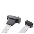 DB9 RS232 to 10 pin Ribbon Cable Connector Adapter.