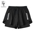 Sunnyheart Men Stretchy Shorts Men's Quick Dry Swim Shorts Double Layer Elastic Waist Trunks for Water Sports Jogging Slim Fit Breathable Design Buyers' Favorite Men Casual Shorts.