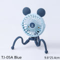 USB Chargeable Fan Baby Stroller Bed Fan Mute Retractable Fan with Clip Variable Portable Octopus Mini Fan Office Desktop Fan. 