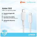 Anker 322 USB-C to Lightning Fast Charging Cable (3ft) MFi Certified for iPhone & iPad.