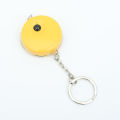 Compact Retractable Measuring Tape with Keychain 150CM Multi-Color Portable Tool. 