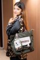 Niche Designed Women's Canvas Large Capacity Shoulder Bag Junior High School Tutoring Class Crossbody Zipper for Lady Students just 1 pis.