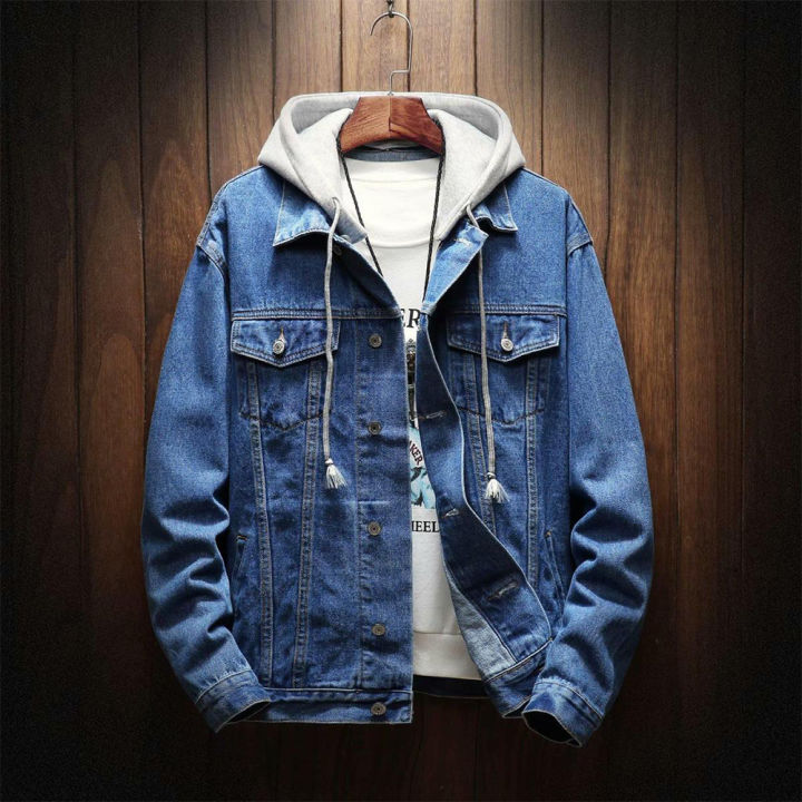 Premium Quality Blue Color Denim Jacket for Me - Denim Jacket