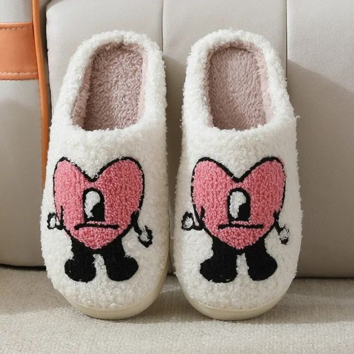 Funny%20Home%20Cotton%20Shoe%20Cute%20Bad%20Bunny%20Love%20Slipperss%20Non%20Slip%20with%20Platform%20Shoes%20Fleece%20Flat%20Winter%20Shoes%20for%20Women%20Men%20Gift%20-%20Image%205