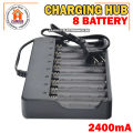 18650 Battery Charger 8 Slots for Rechargeable Batteries and Universal Smart Battery Charger for 18650 18500 18350 Li-Ion Intellicharge Charger 8 Bay (Battery Not Included). 