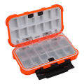 Fishing Tackle Box, Bait Storage Case Multi Compartments for Outdoor Activity. 