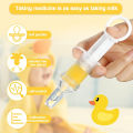 Baby Medicine Feeder Children Squeeze Syringe Feeder Soft Silicone Pacifier Anti-Choking Medicine Dropper Dispenser for Feeding Medicine Water Juice.